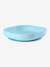 Assiette silicone avec ventouse BEABA bleu+rose+vert 1 - vertbaudet enfant 