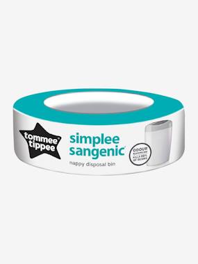 Recharge pour poubelle à couches Simplee Tommee tippee SANGENIC blanc