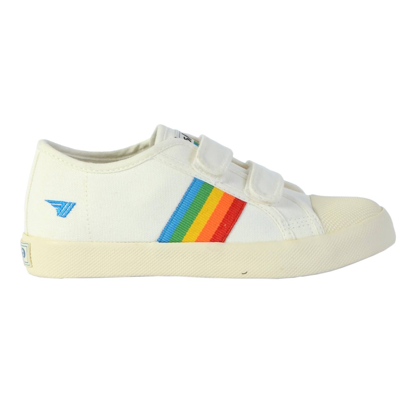 Baskets Basses À Scratch Velours Off White Multi