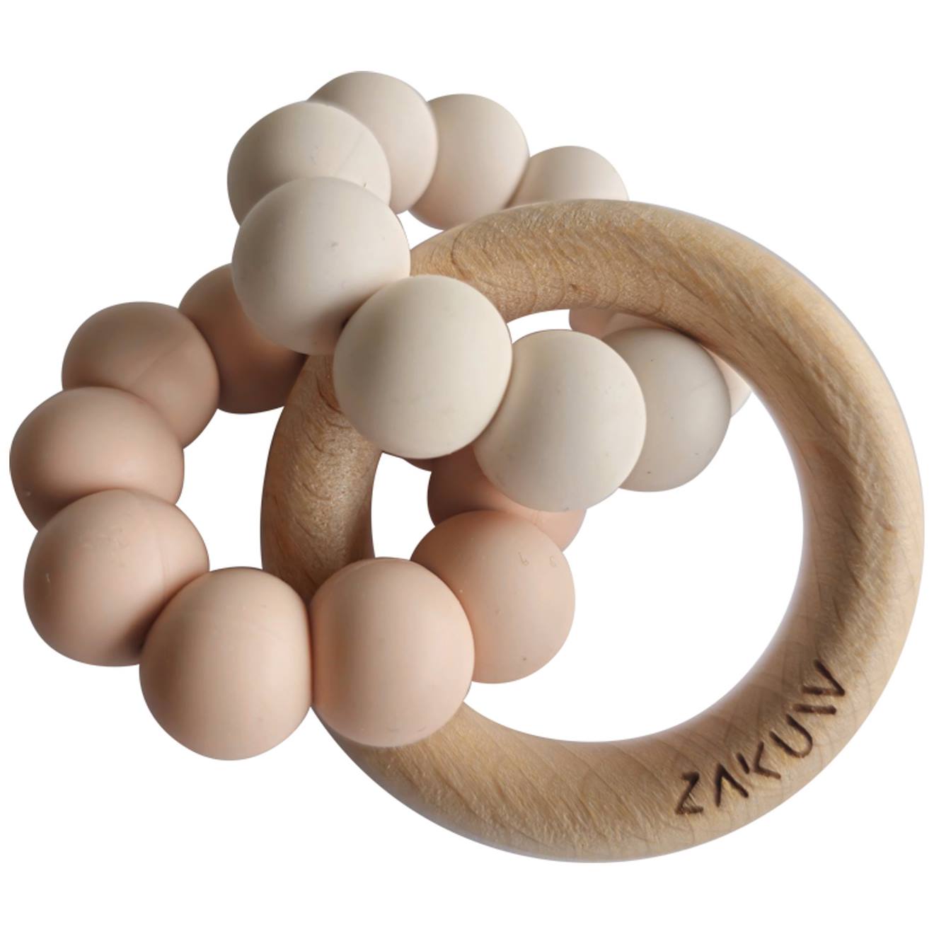 Anneau De Dentition Rose/beige (Zakuw) - Image 1