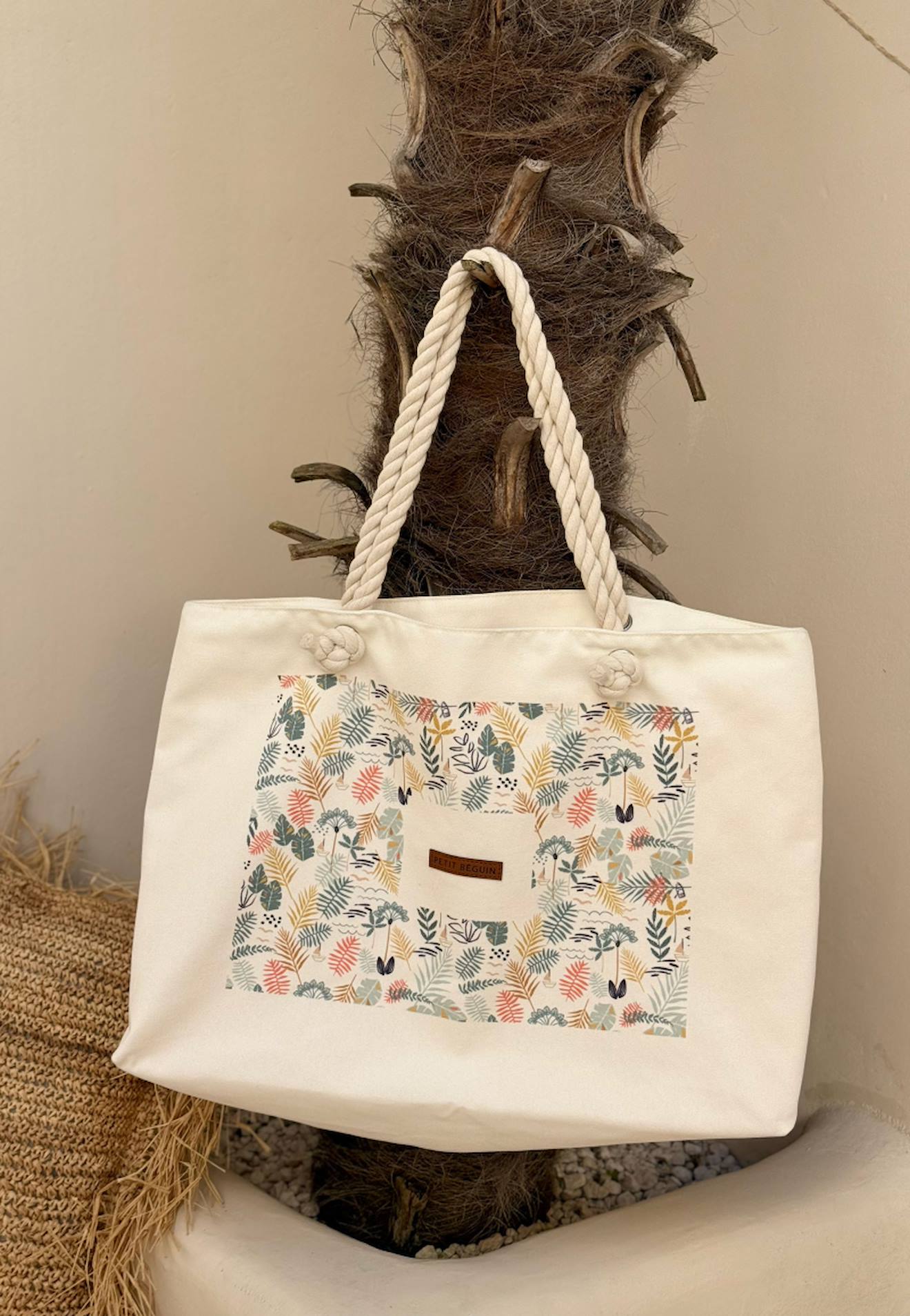Sac De Plage Mio Ecru