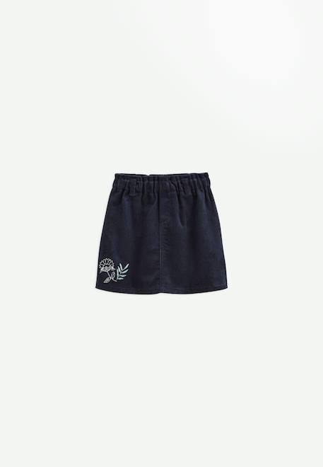 Robe fille flanelle imprimée fleurs prune Robe fille flanelle imprimée fleurs prune