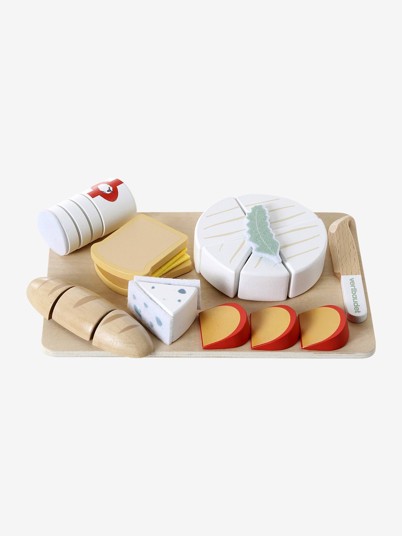 Plateau de fromages en feutrine et bois FSC® bois (Vertbaudet) - Image 1