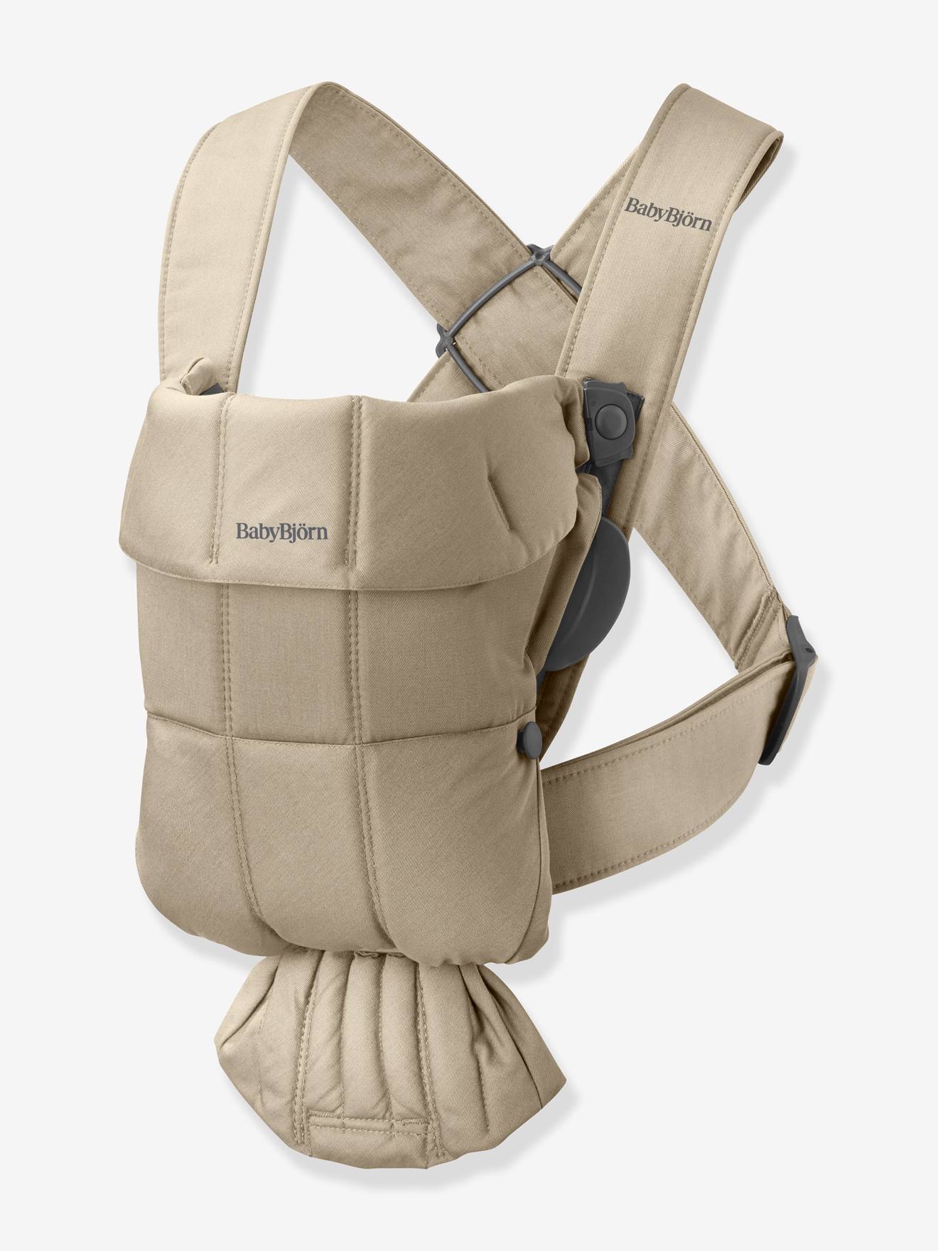 Porte-bébé Mini tissé BABYBJÖRN beige