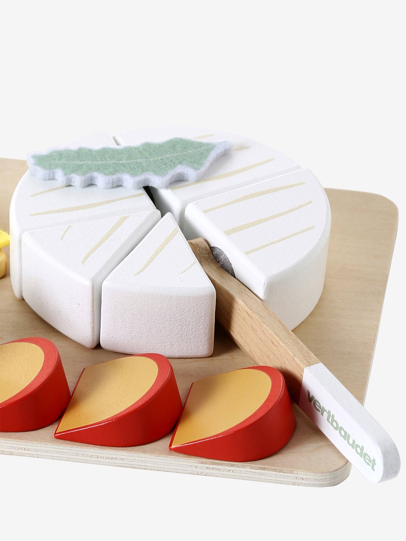 Plateau de fromages en feutrine et bois FSC® bois (Vertbaudet) - Image 2
