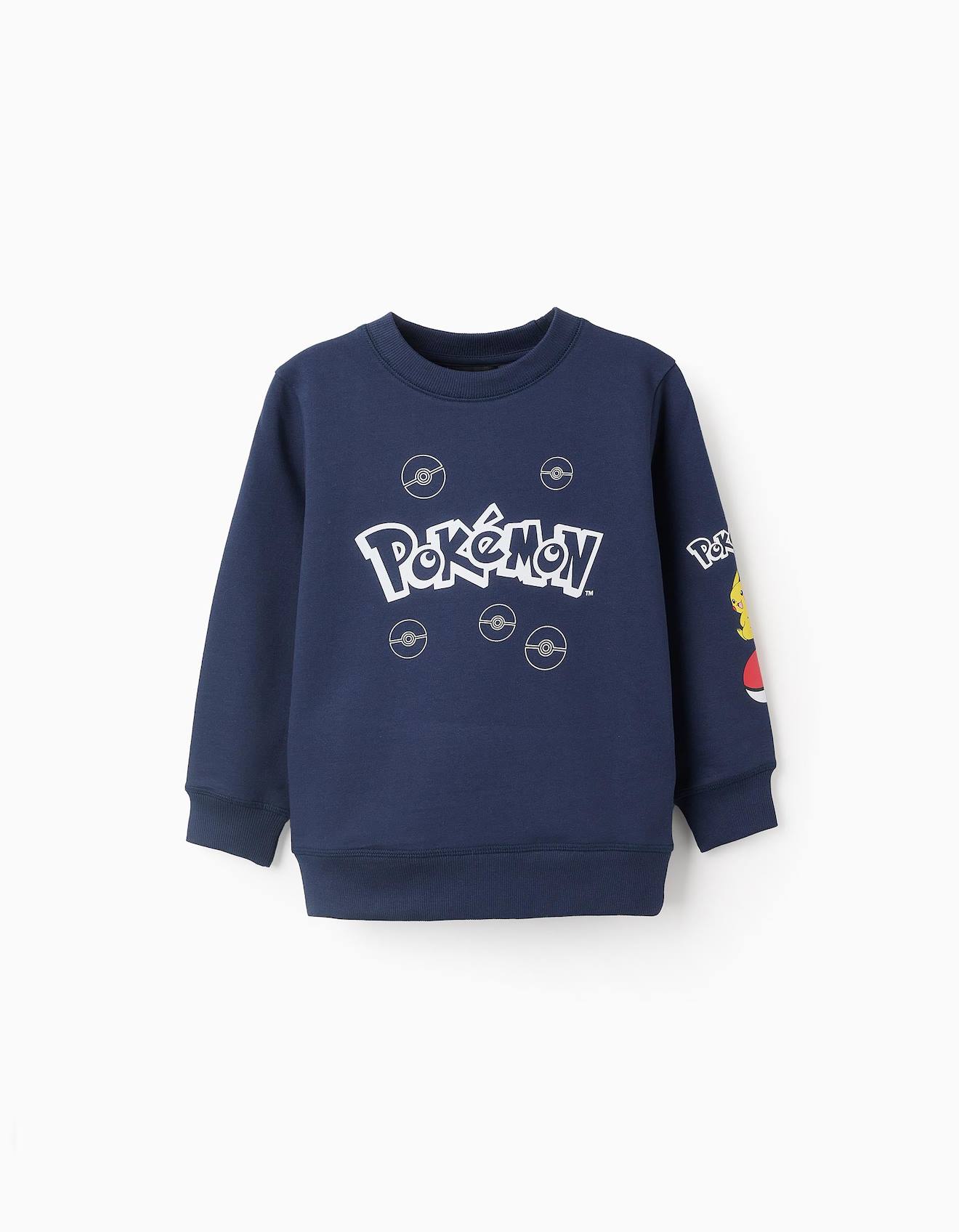 Sweat En Coton Pokémon Bleu Foncé