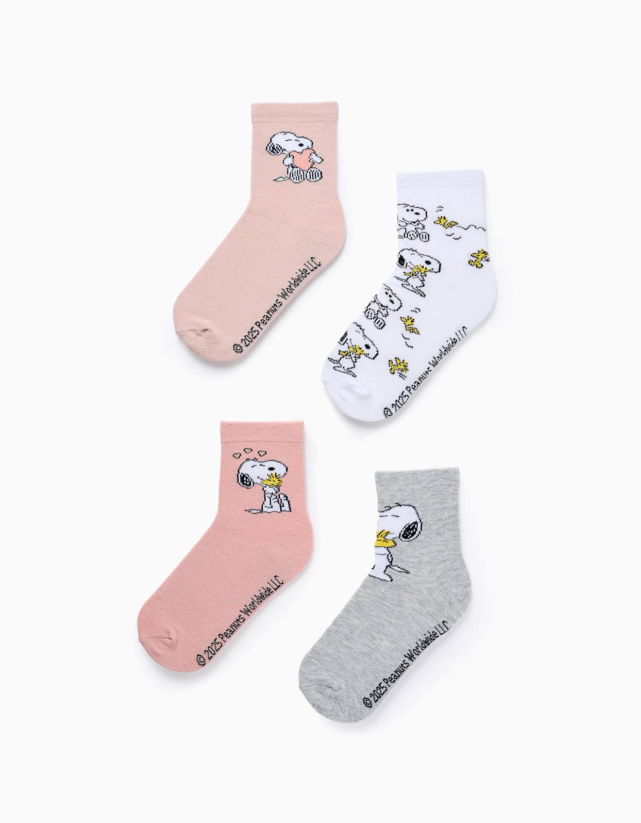 Pack 4 Paires De Chaussettes Peanuts Multicolore