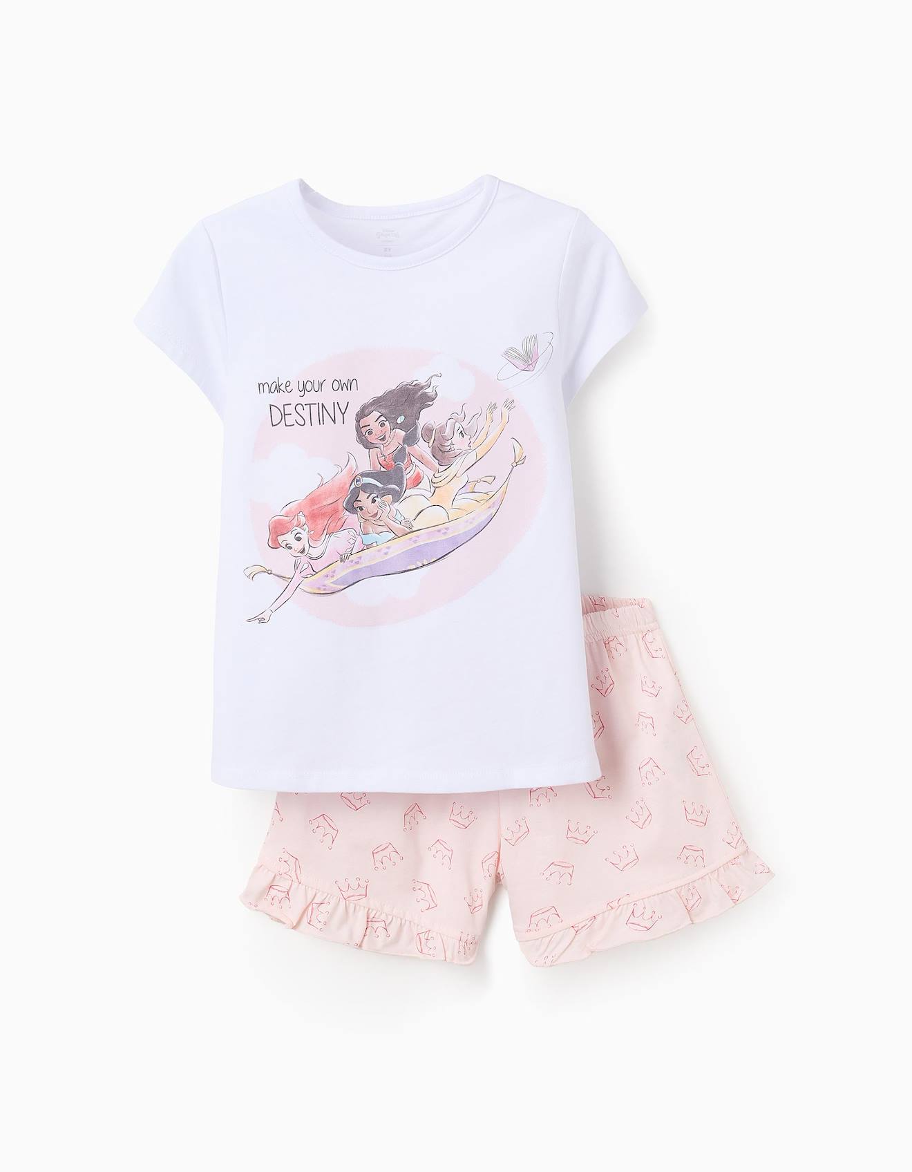 Pyjama En Coton Princesses Blanc