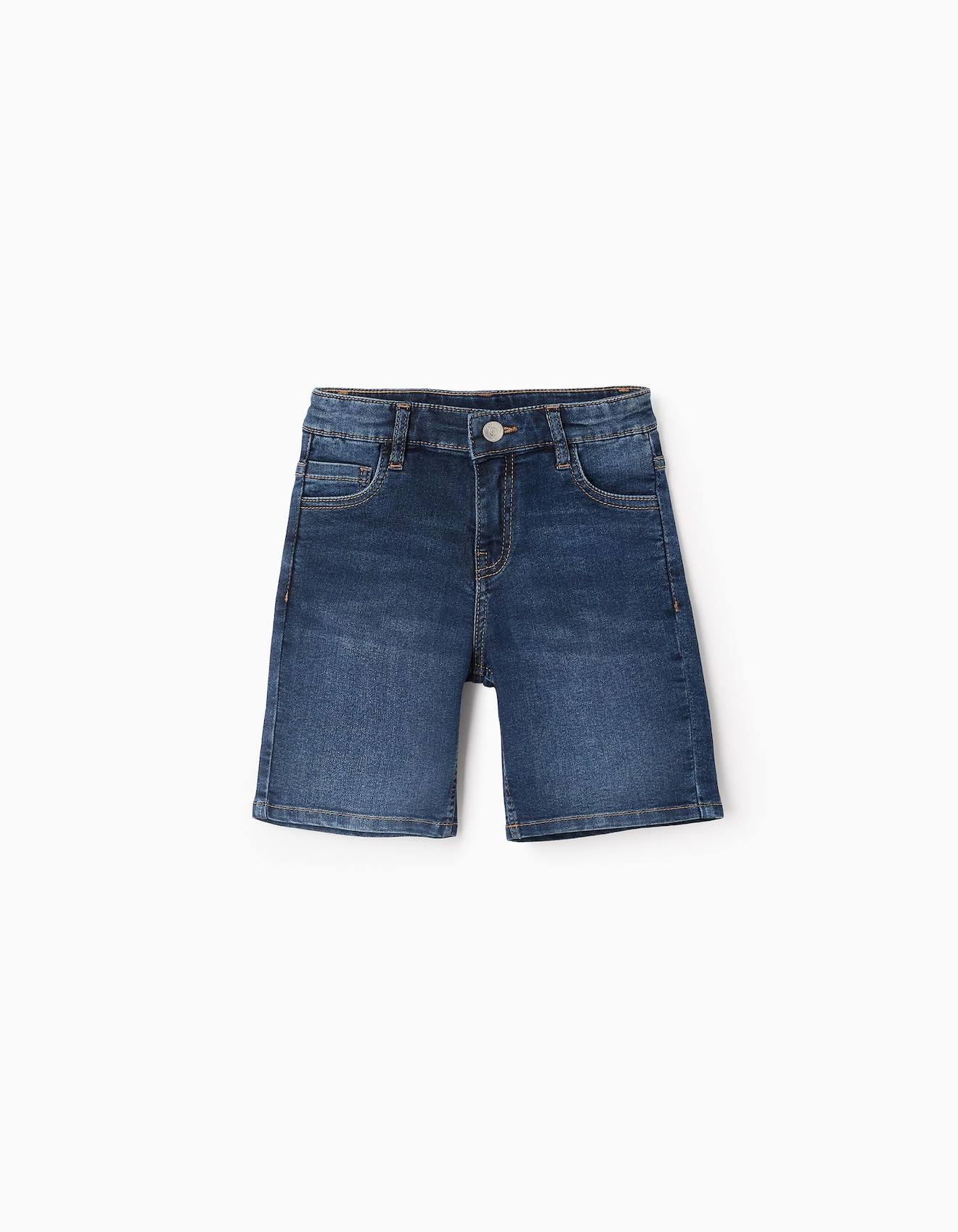 Short En Jean Bleu Foncé