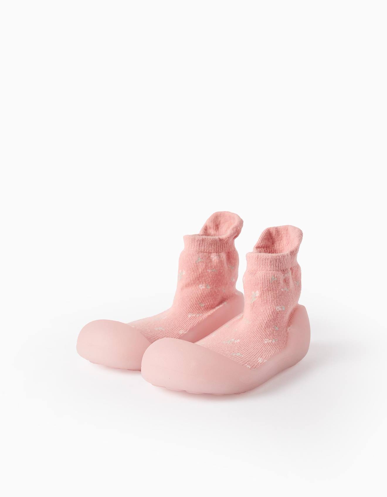 Steppies Chaussette-chausson Rose Clair