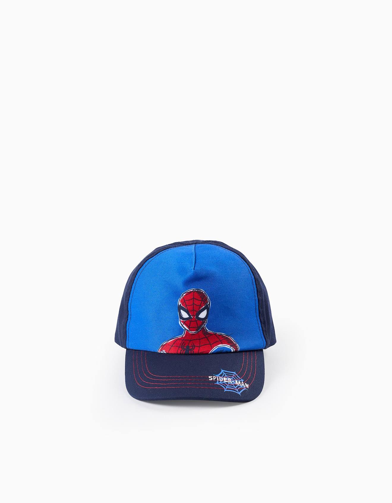 Casquette En Sergé Spiderman Bleu Foncé