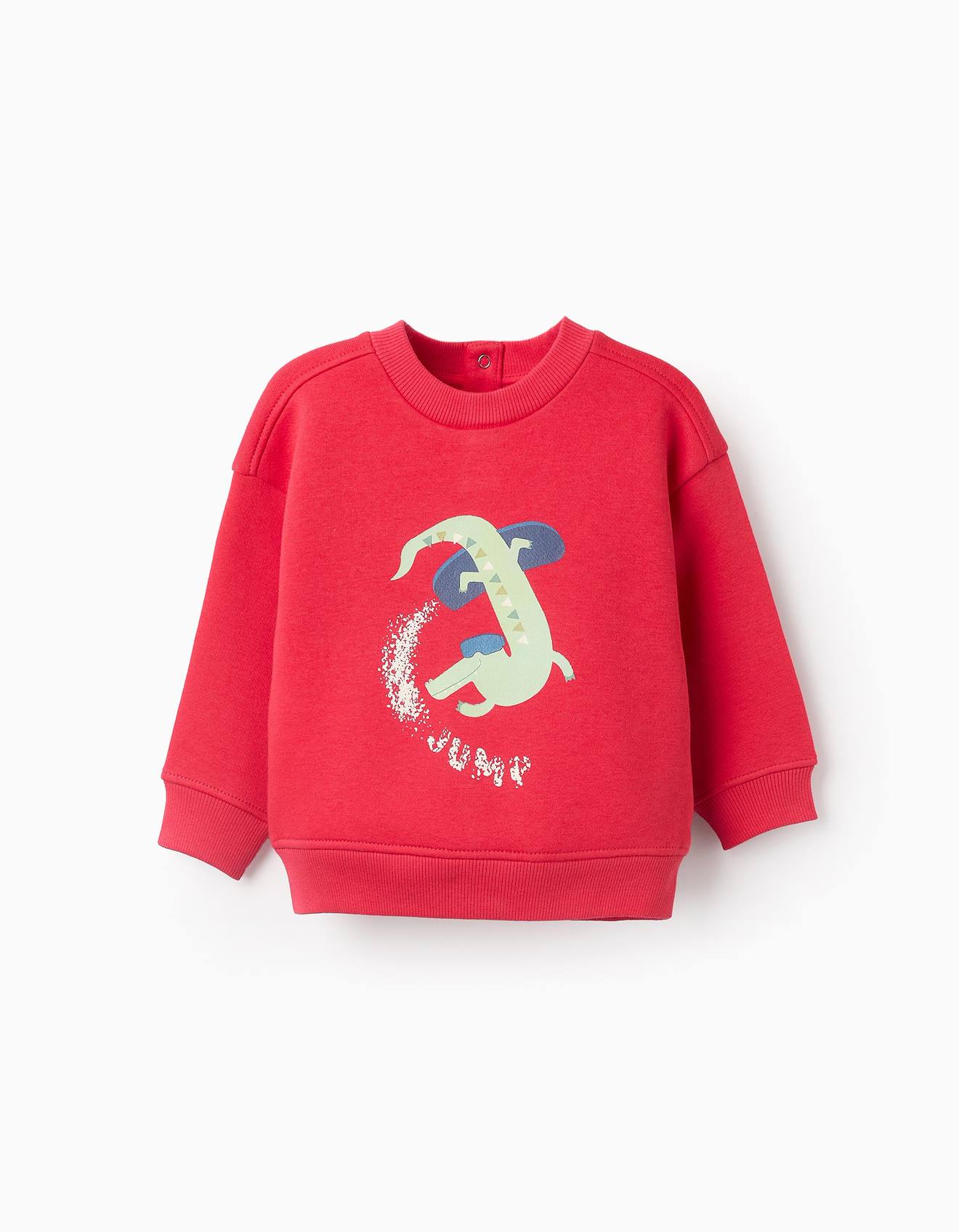 Sweat Gratté Rouge Clair