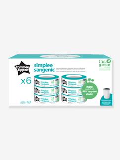 -Recharges Simplee x 6 en plastique recyclé