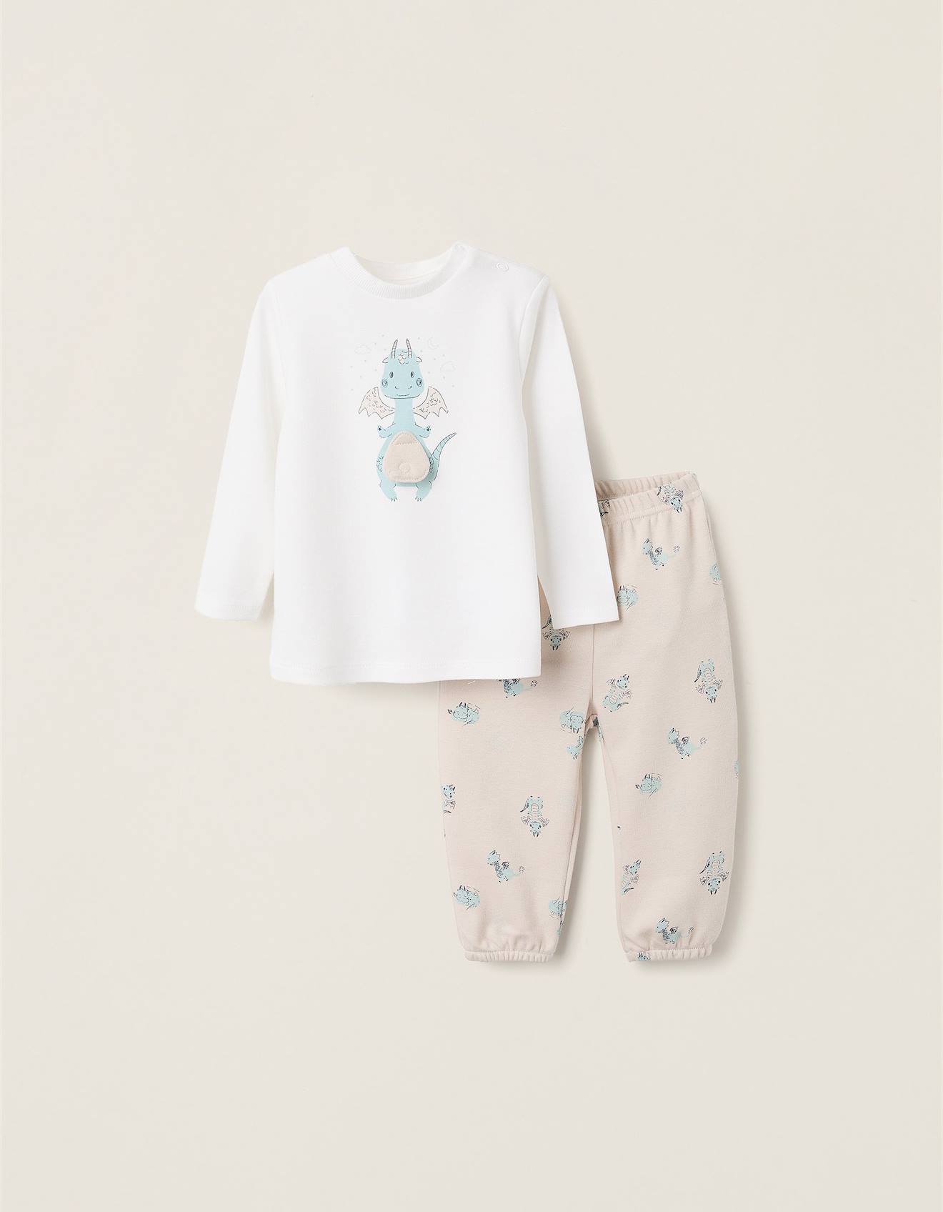 Pyjama En Coton Blanc