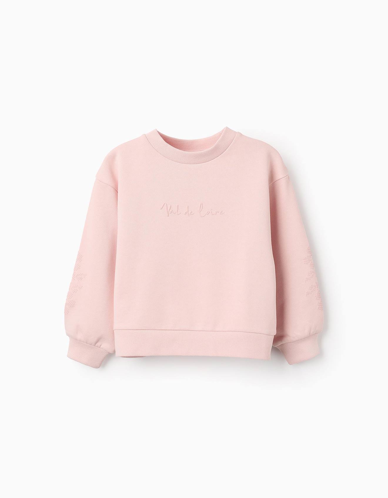 Sweat En Coton Rose Clair
