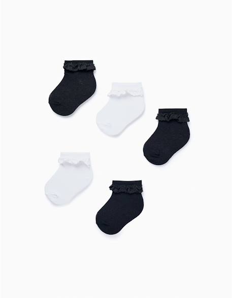 Zippy - Pack 5 Paires De Chaussettes Avec Crochet Multicolore