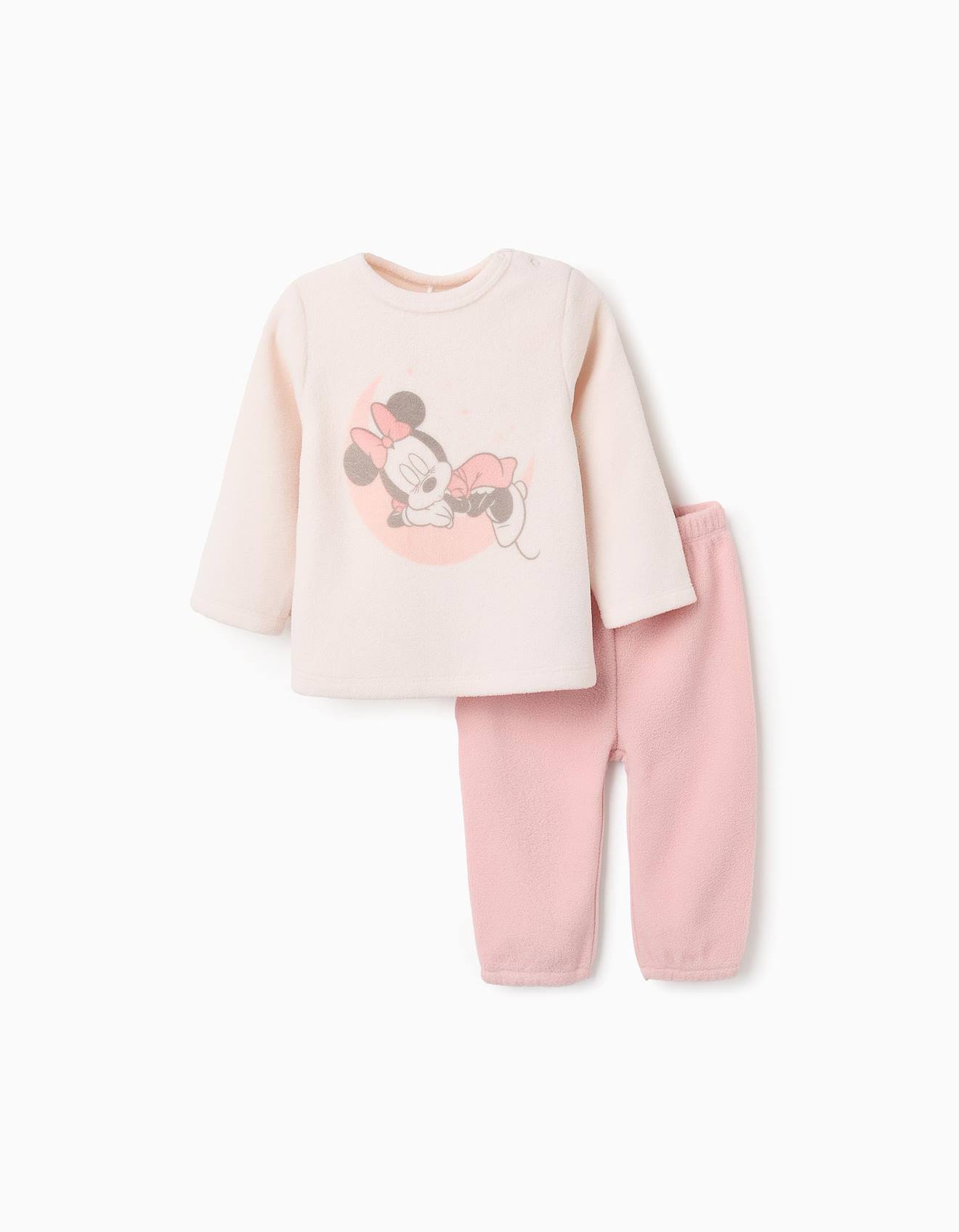 Pyjama Polaire Rose Clair