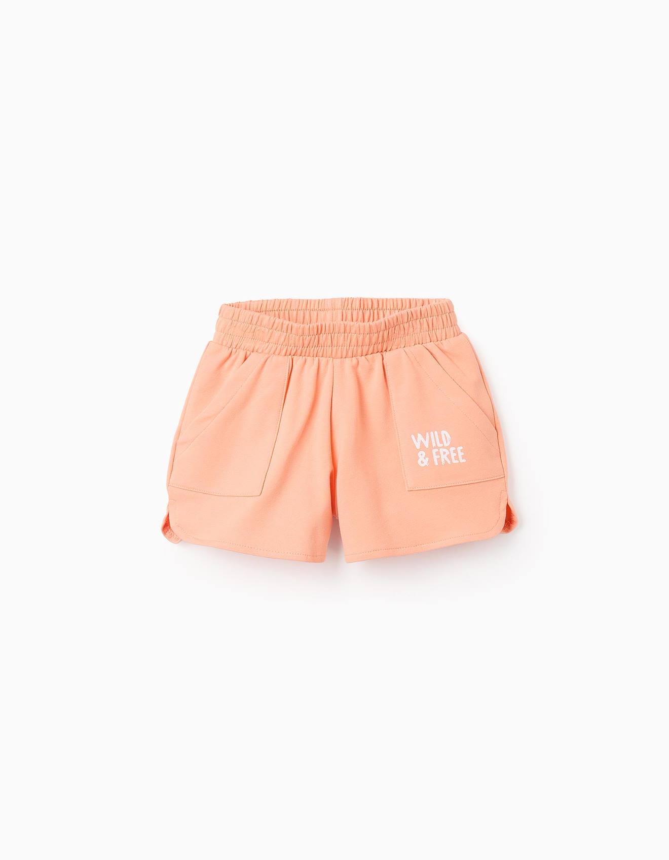 Short En Coton Orange