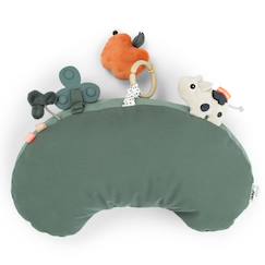 Jouet-Coussin d'éveil tummy time tiny farm vert