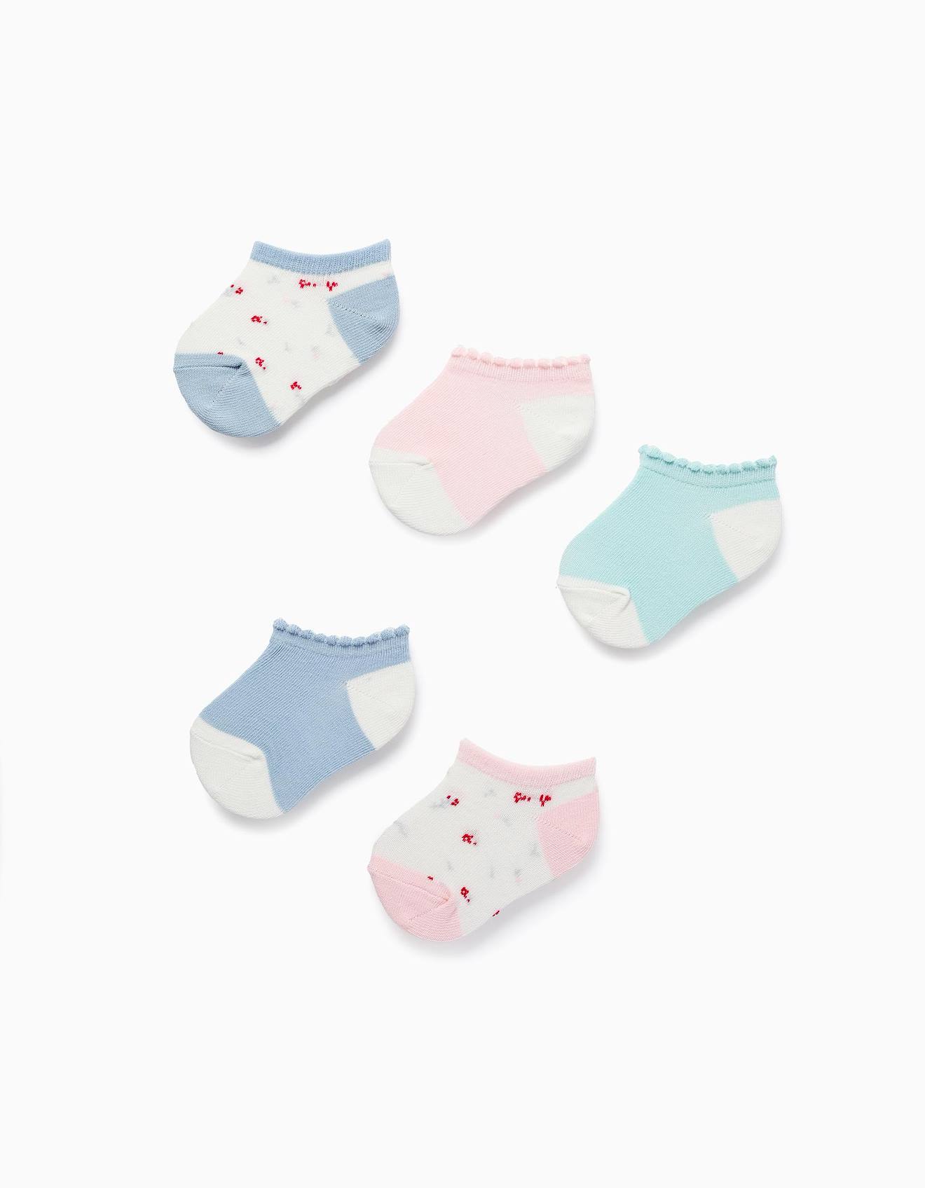 Pack 5 Paires De Socquettes Multicolore