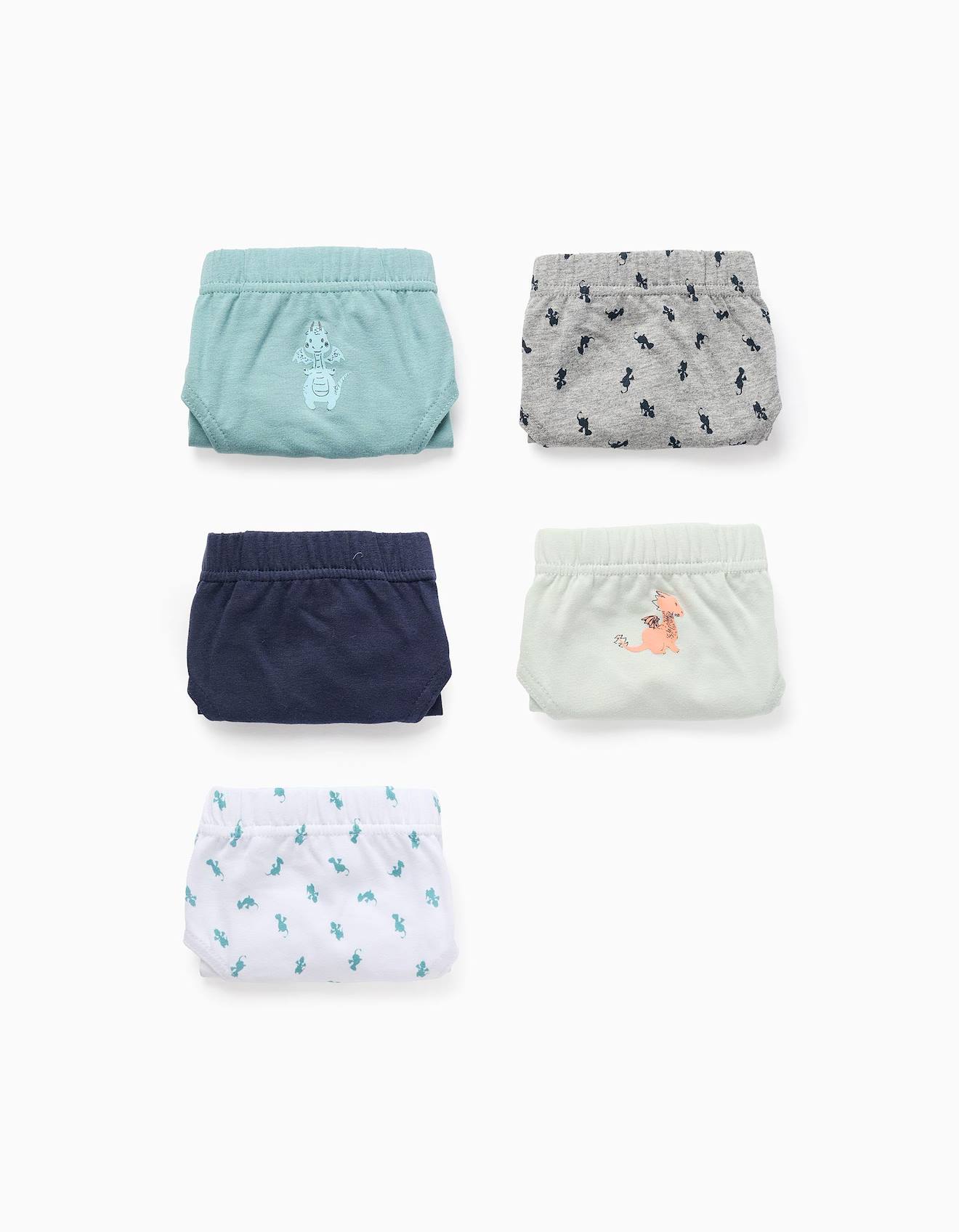Pack 5 Slips Multicolore