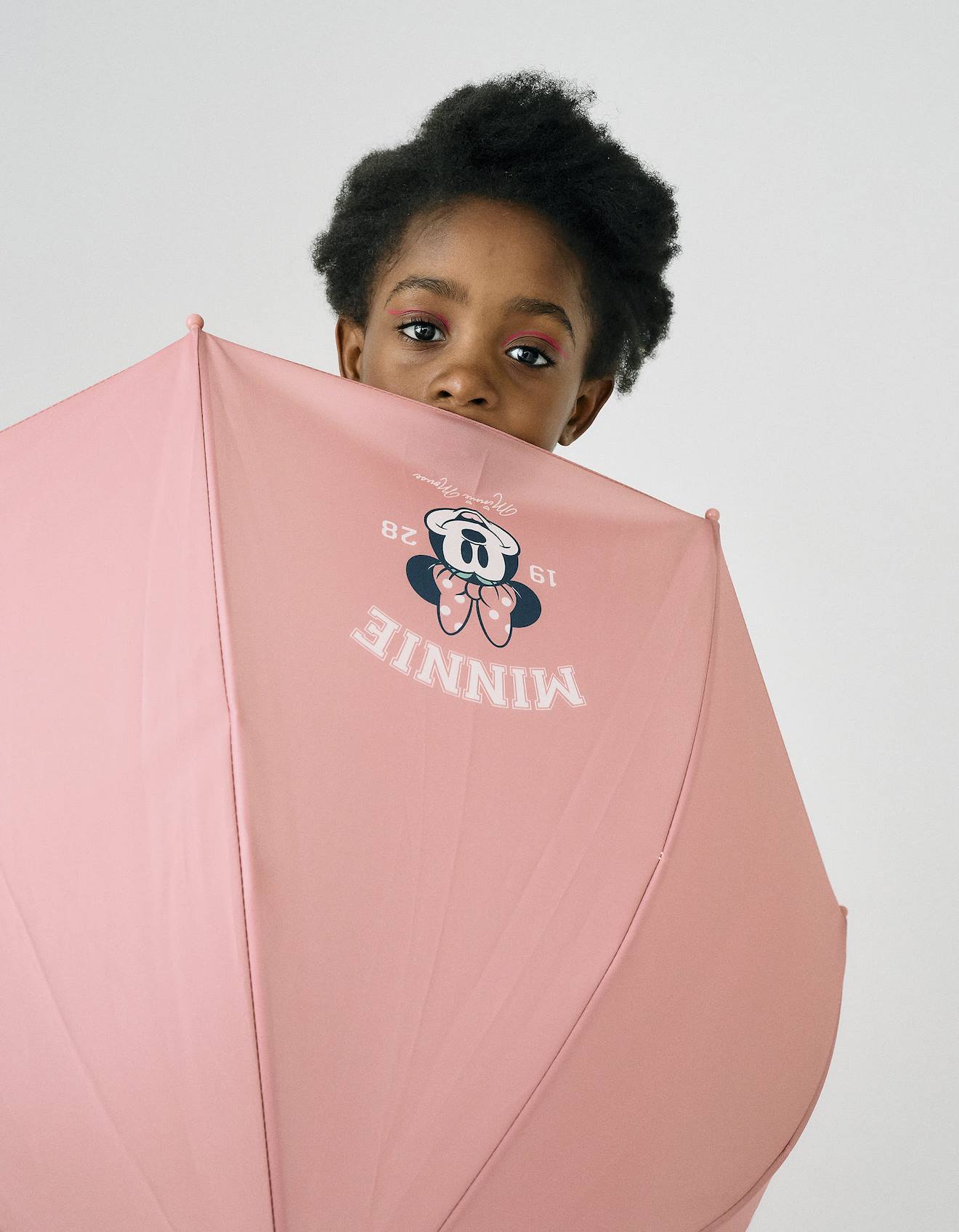 Parapluie Avec Motif Minnie Rose