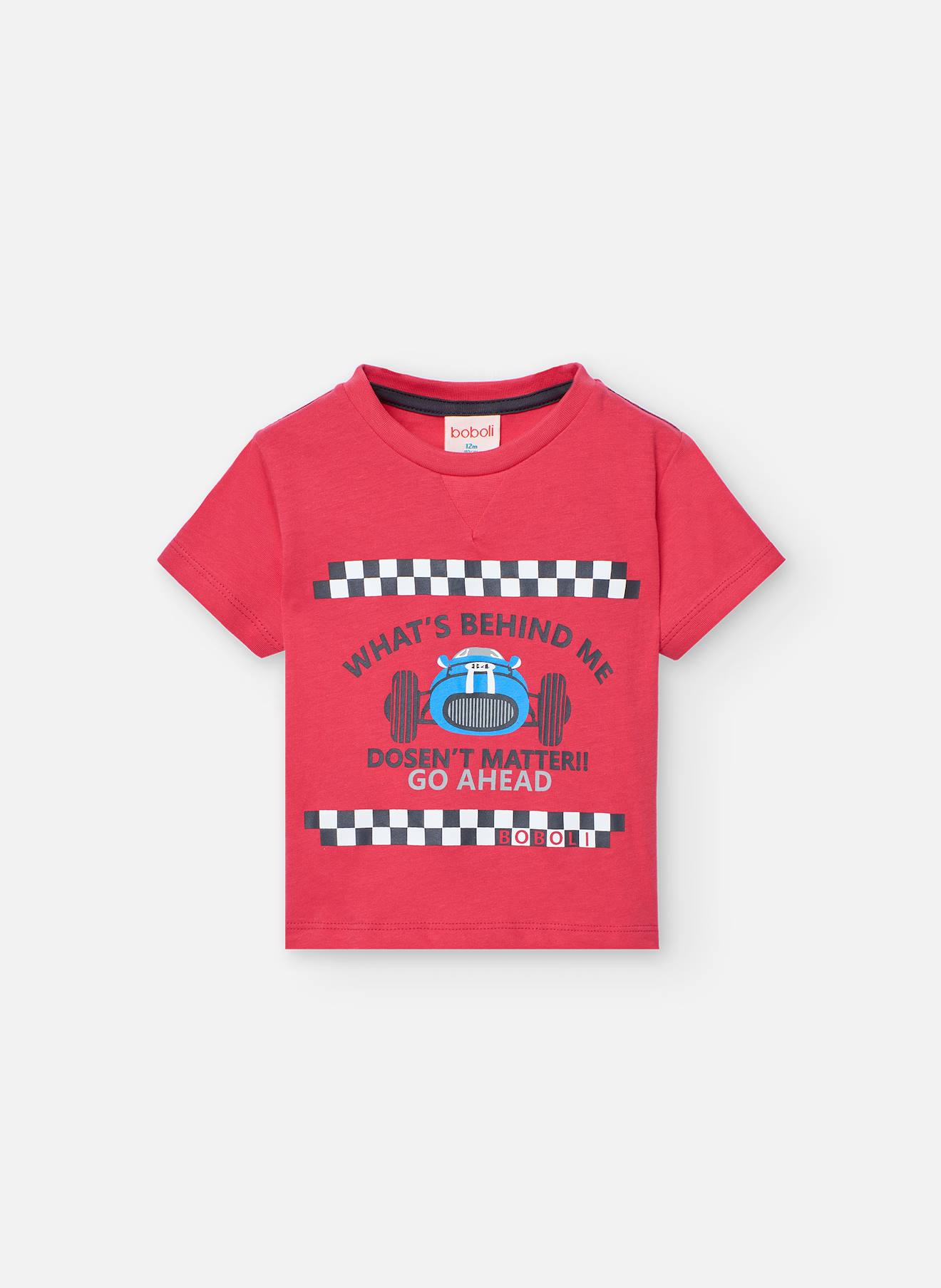 T-shirt À Manches Courtes Avec Col Rond Rose