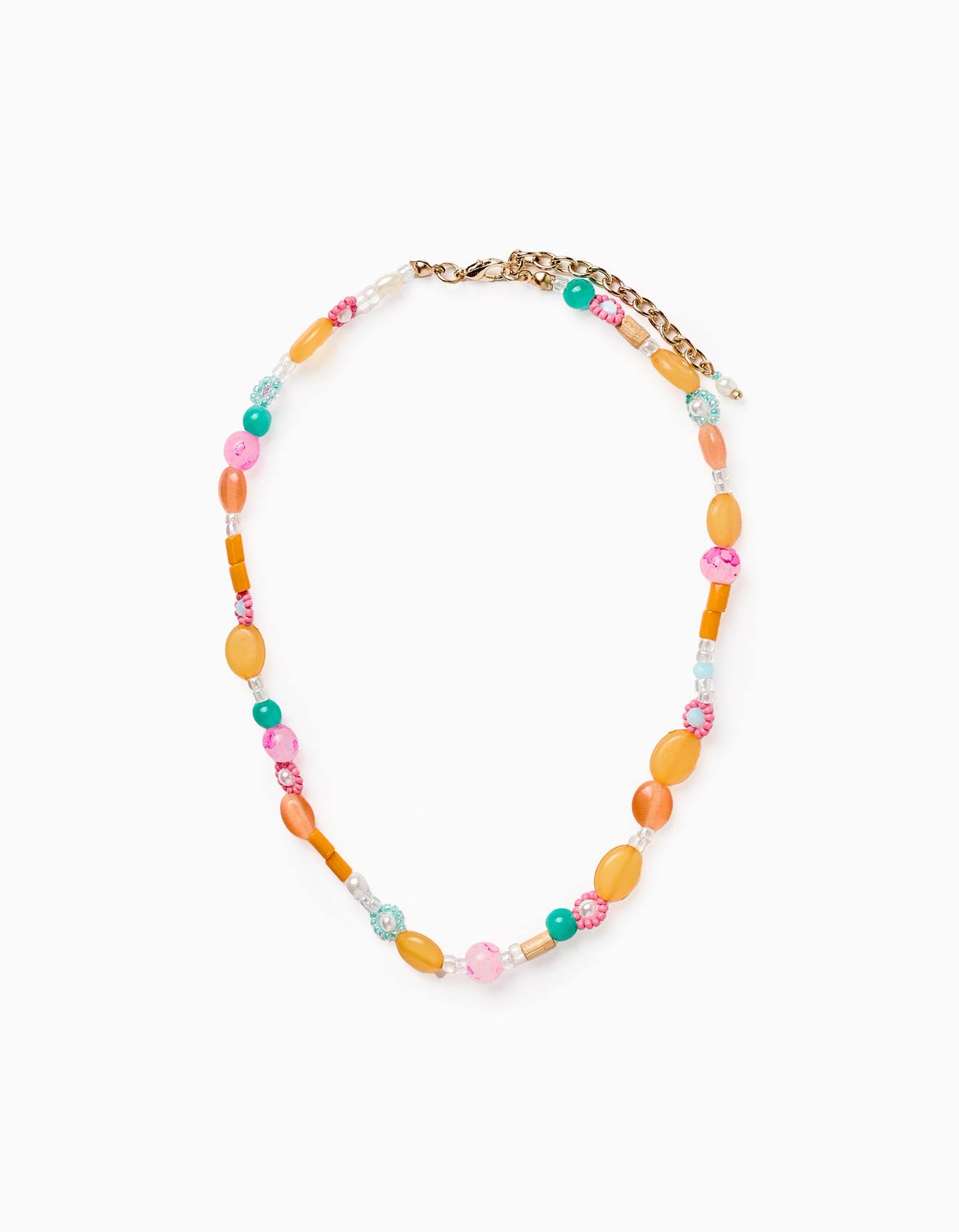Collier Avec Perles Multicolore