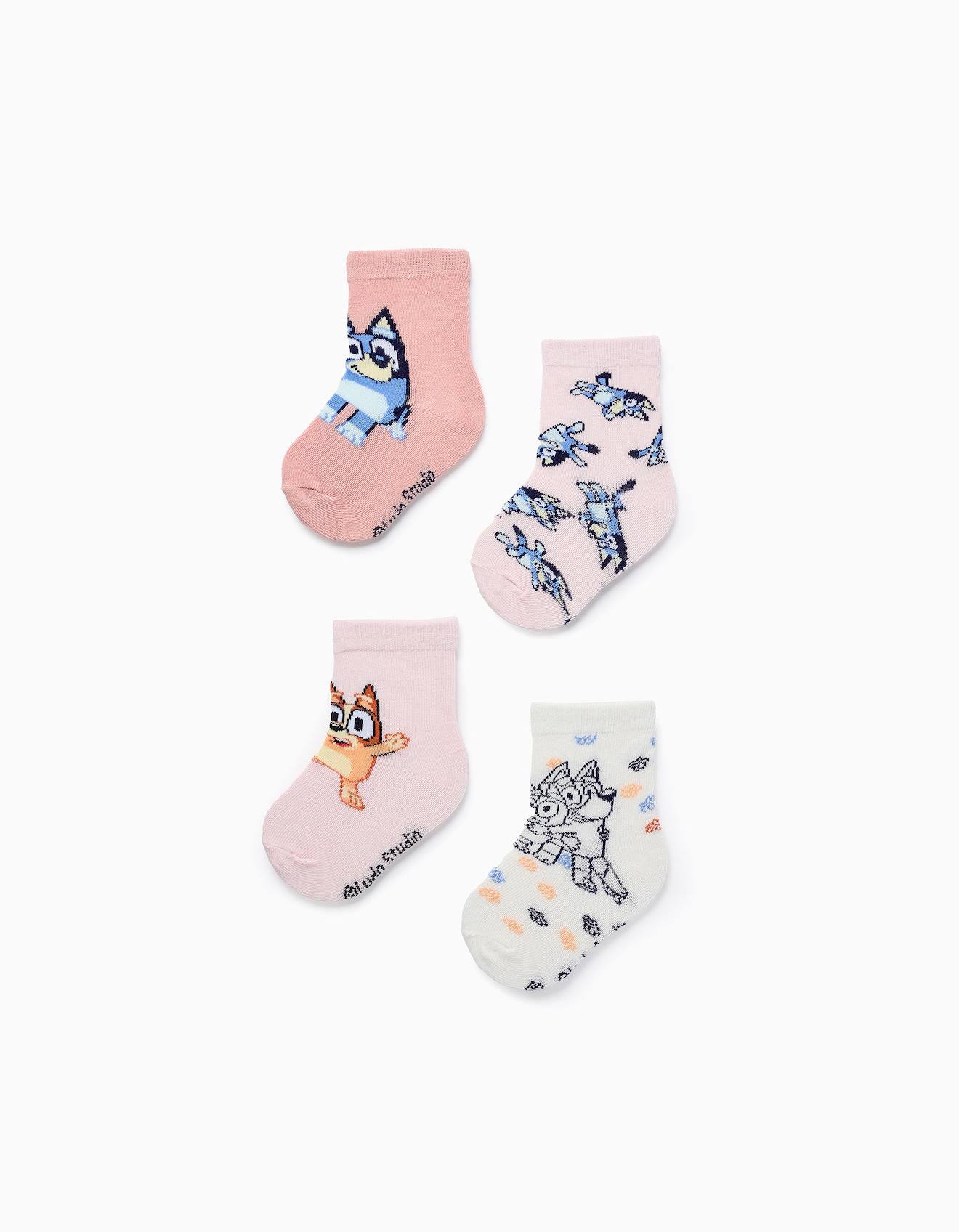Pack 4 Paires De Chaussettes Multicolore