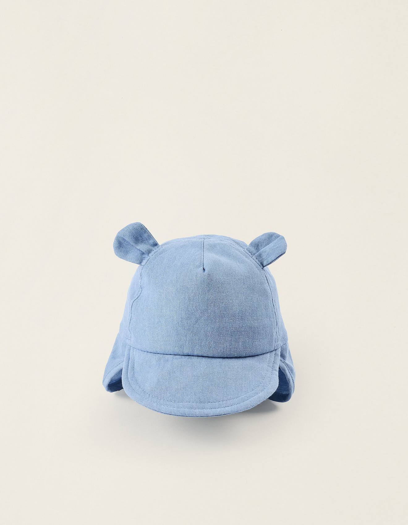 Chapeau Légionnaire Avec Oreilles Bleu Clair