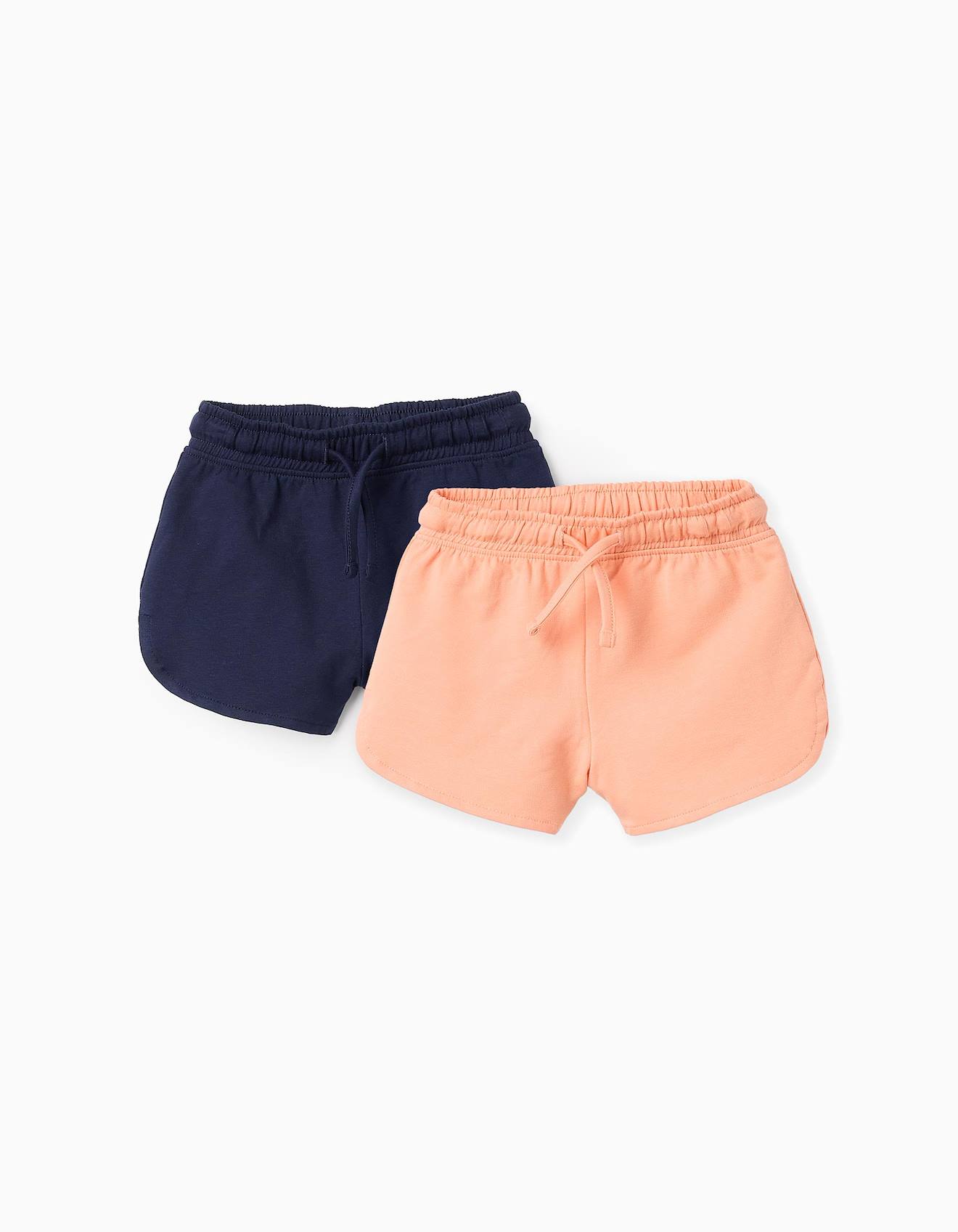 Pack 2 Shorts Avec Cordon Orange