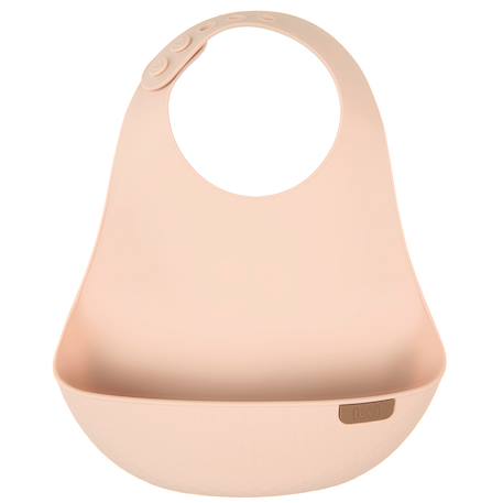 Difrax - Bavoir Récupérateur En Silicone Difax Lovi Beige
