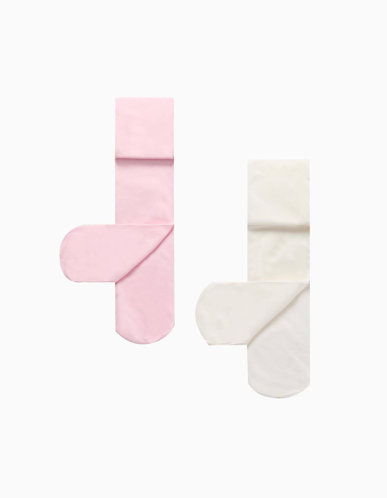 Pack 2 Collants De Microfibre Multicolore