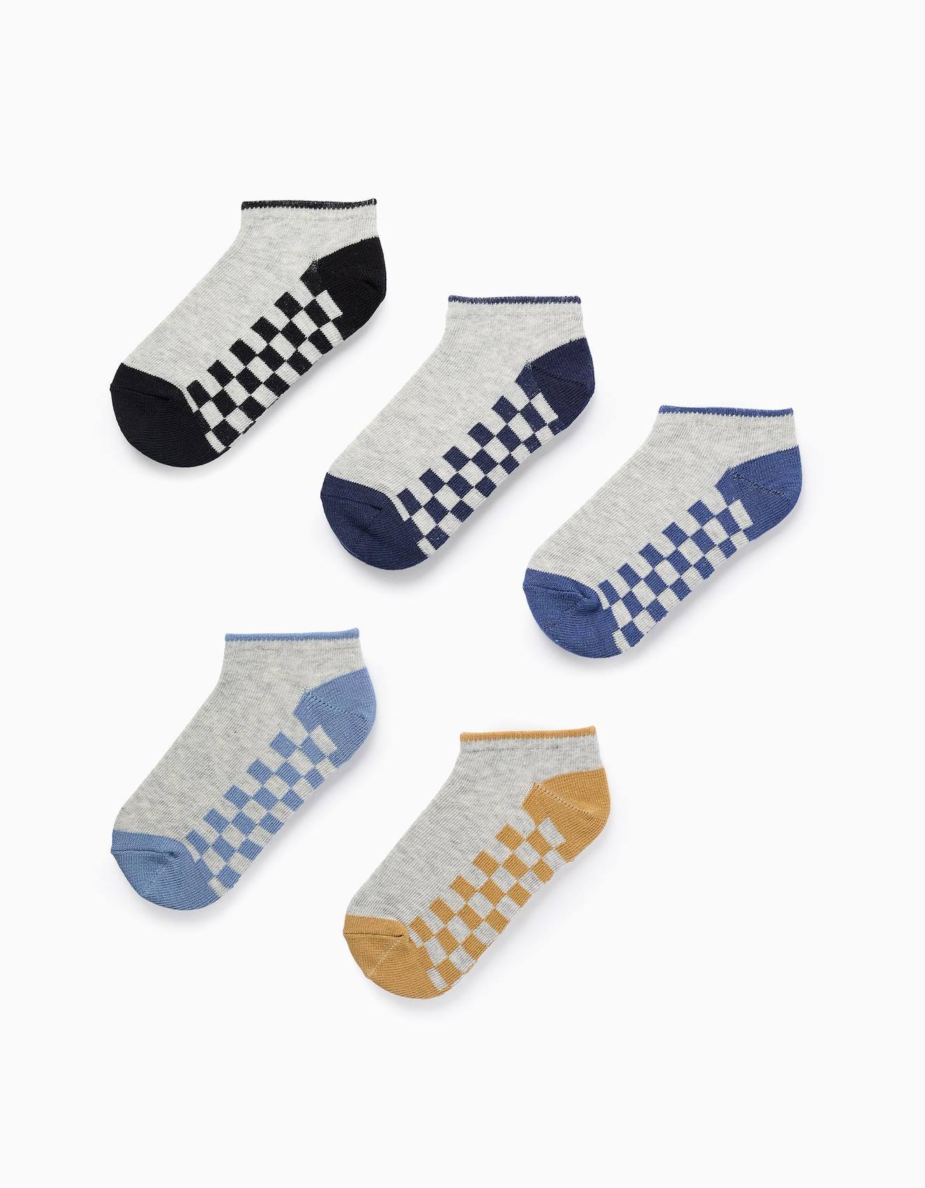 Pack 5 Paires De Socquettes Multicolore