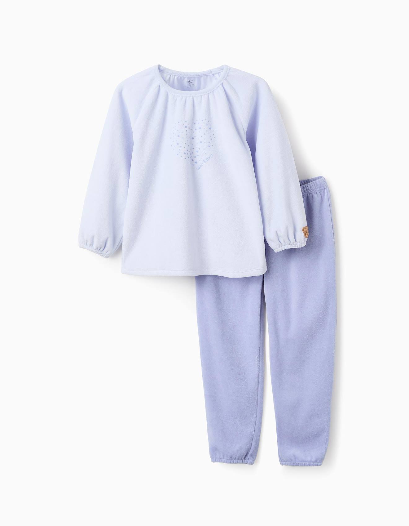 Pyjama En Velours Bleu Clair