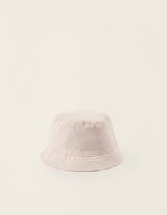 -Chapeau en sergé avec bandes latérales