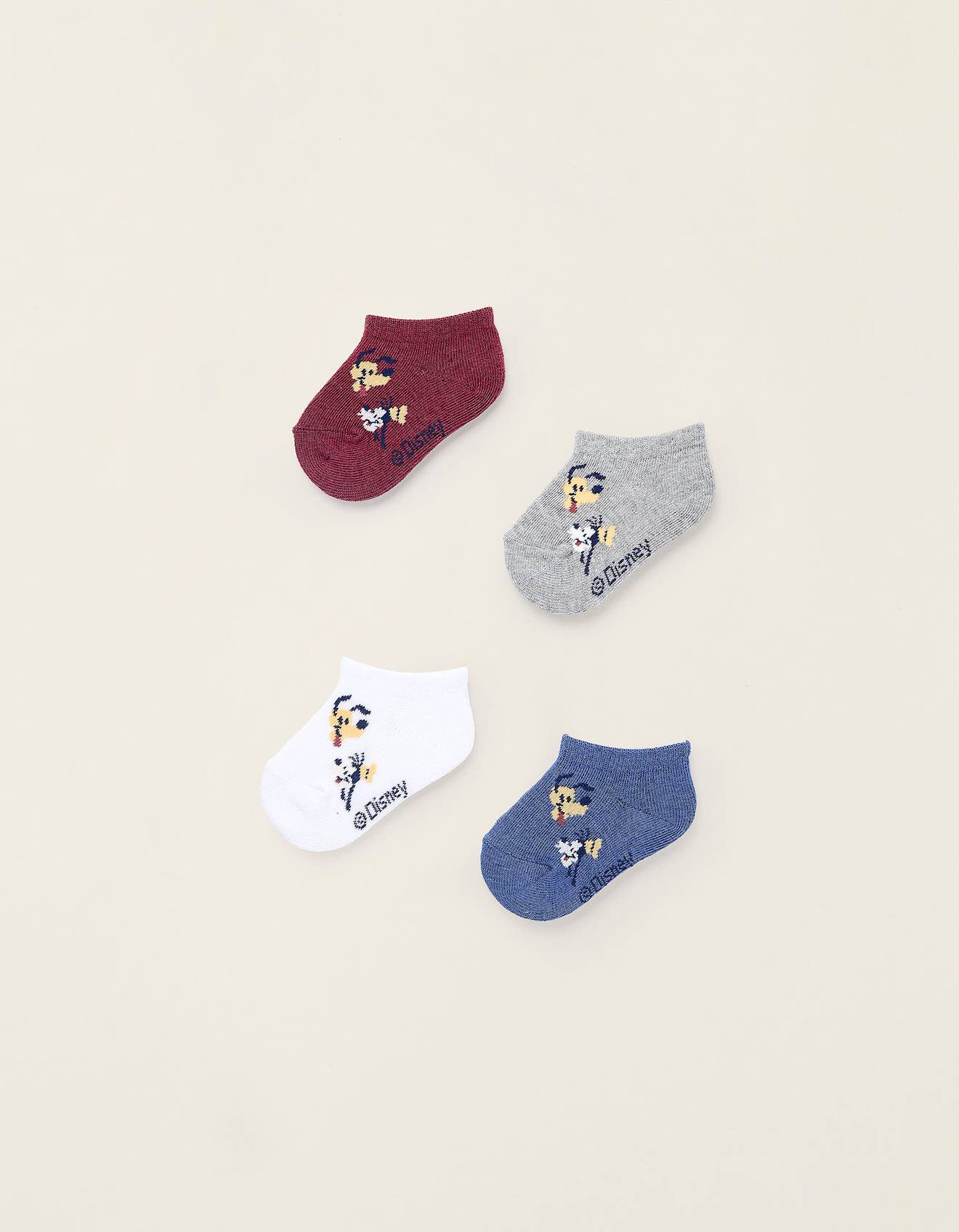 Pack 4 Paires De Socquettes Multicolore
