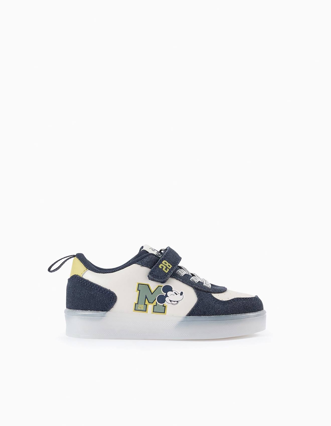 Baskets Lumineuses Mickey Bleu Foncé