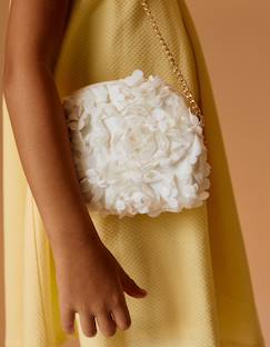 -Sac bandoulière avec effet de fleurs