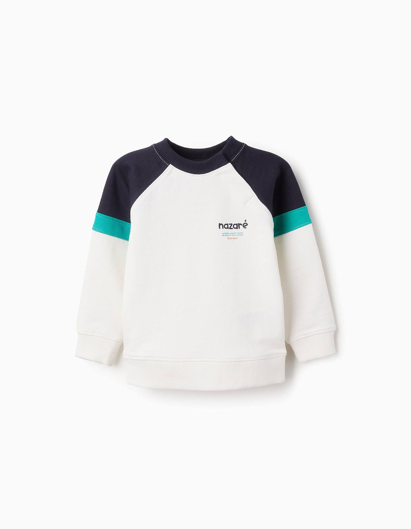 Sweat Avec Colorblock Bleu Foncé