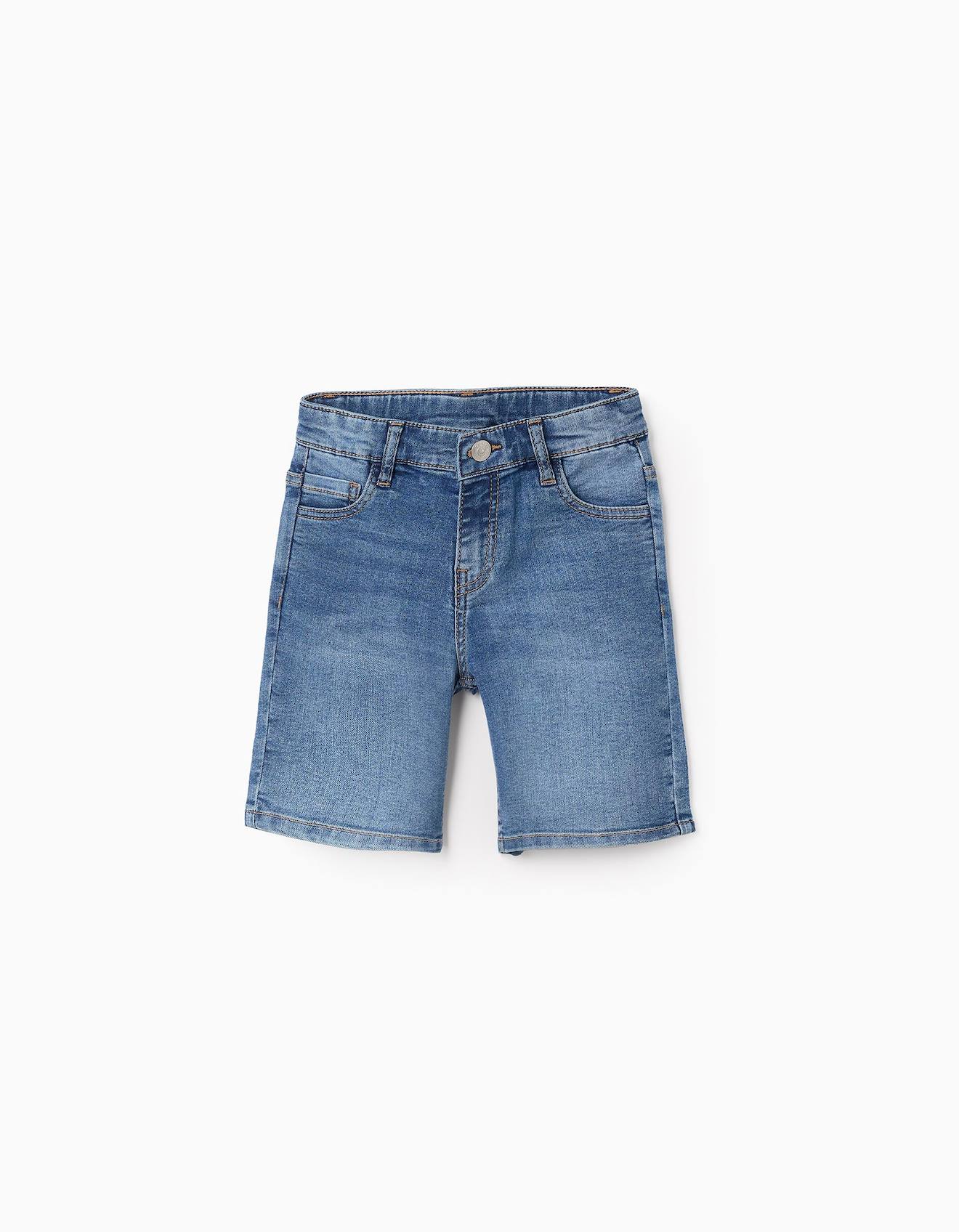Short En Jean Bleu