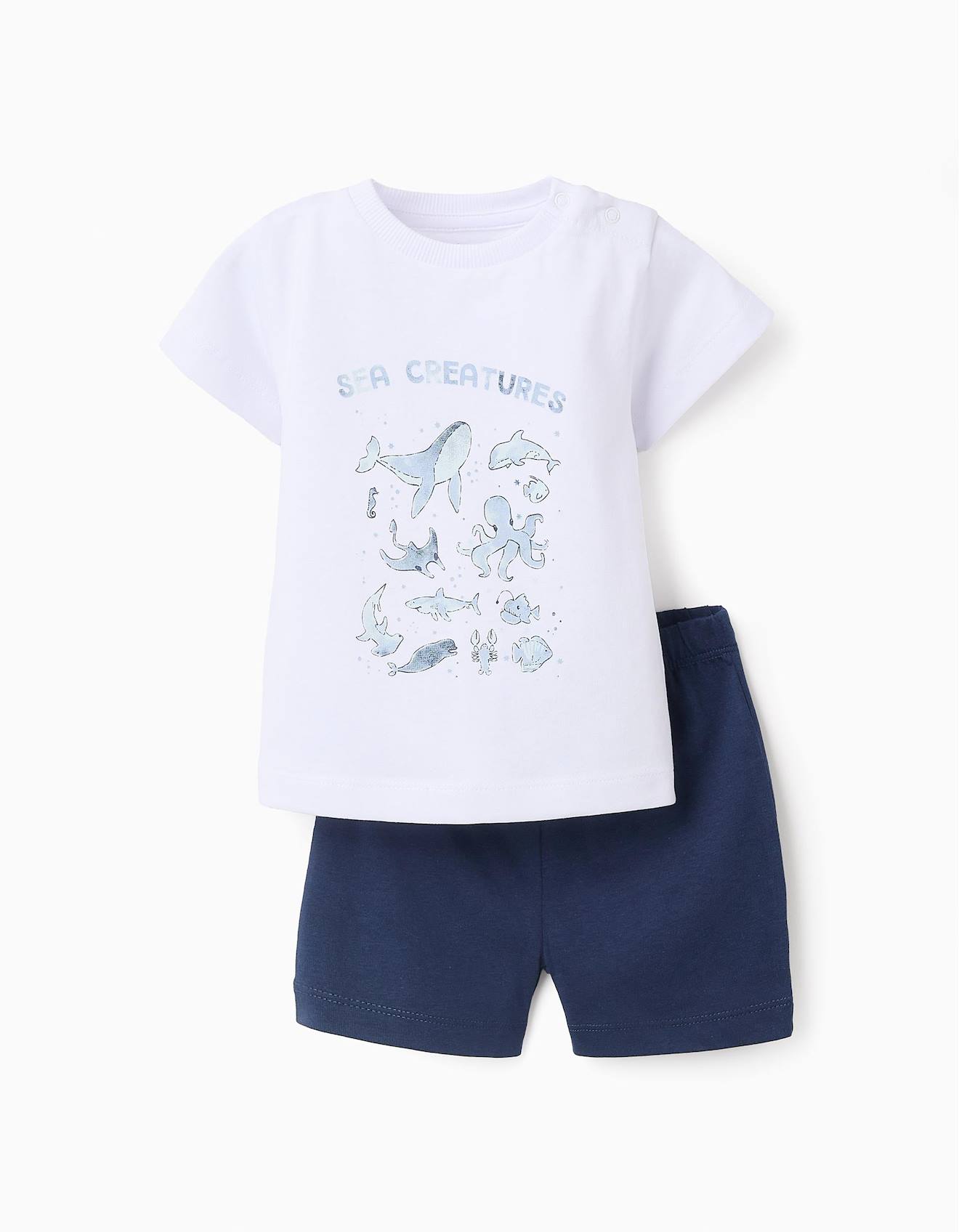 Pyjama En Coton Blanc