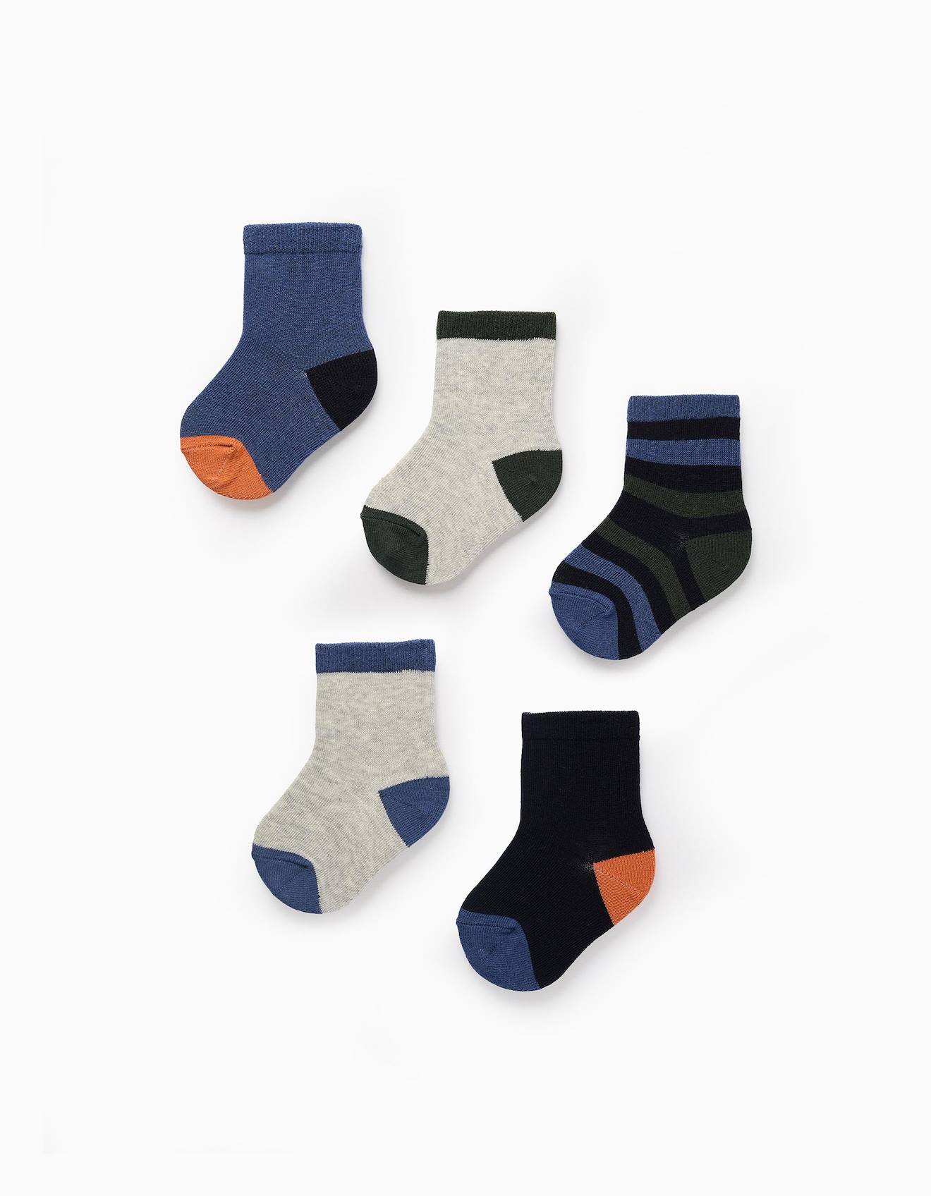 Pack 5 Paires De Chaussettes Multicolore