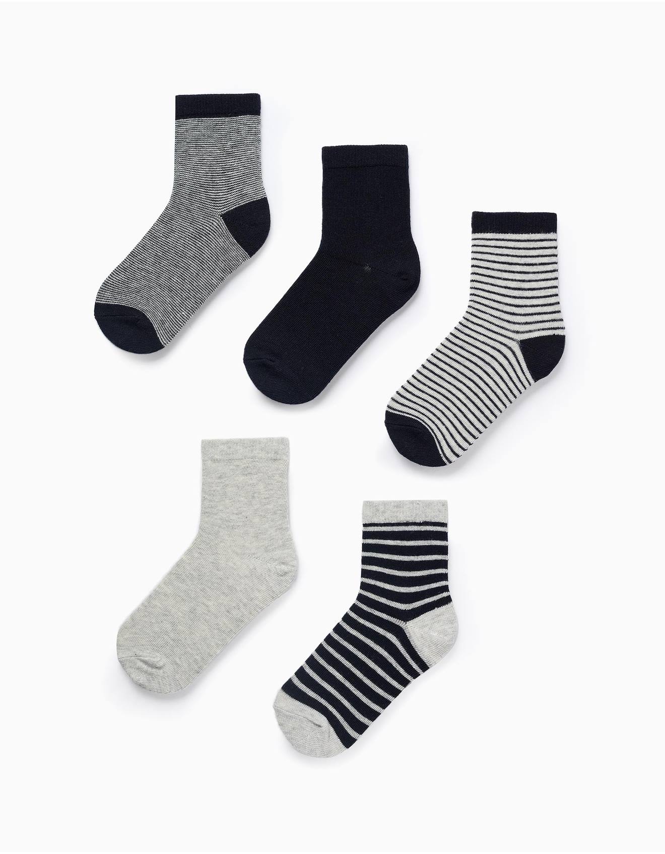 Pack 5 Paires De Chaussettes Multicolore