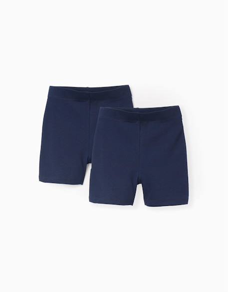 Fille-Short-Pack 2 shorts jersey