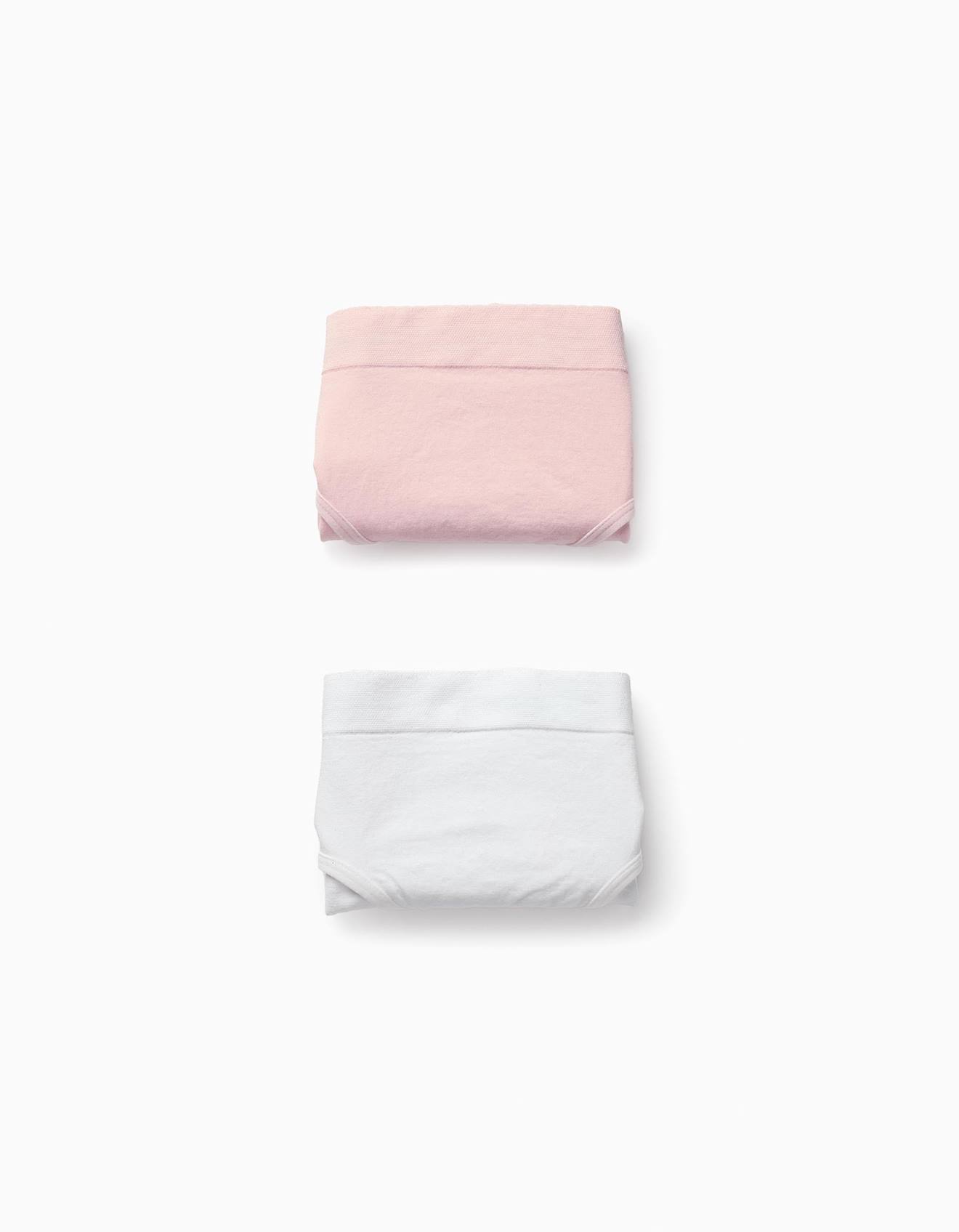 Pack 2 Culottes Hipsters En Microfibre Multicolore