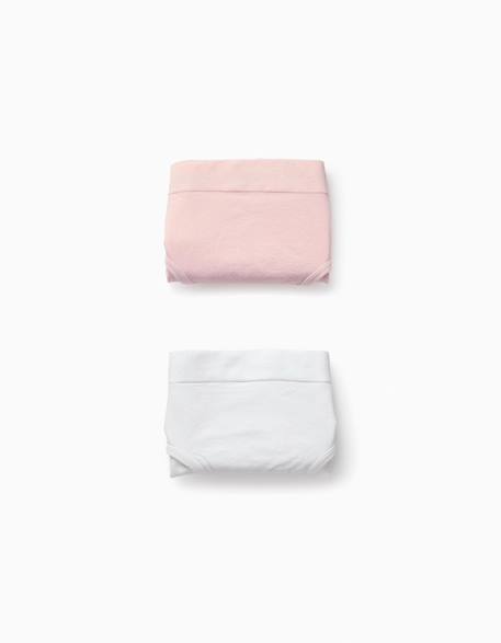 Pack 2 culottes hipsters en microfibre  - vertbaudet enfant