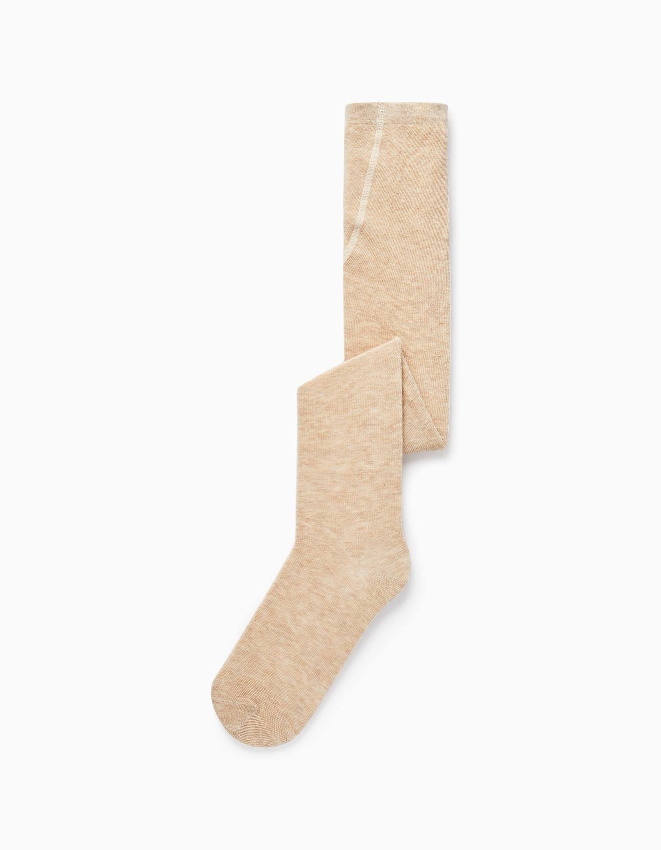 Collant Extensible Beige Clair