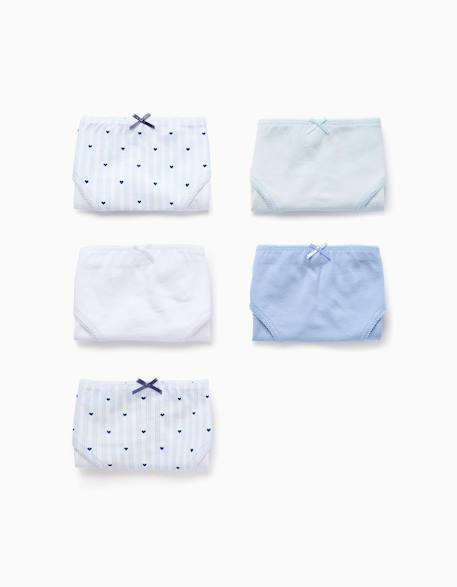Fille-Sous-vêtement-Pack 5 culottes