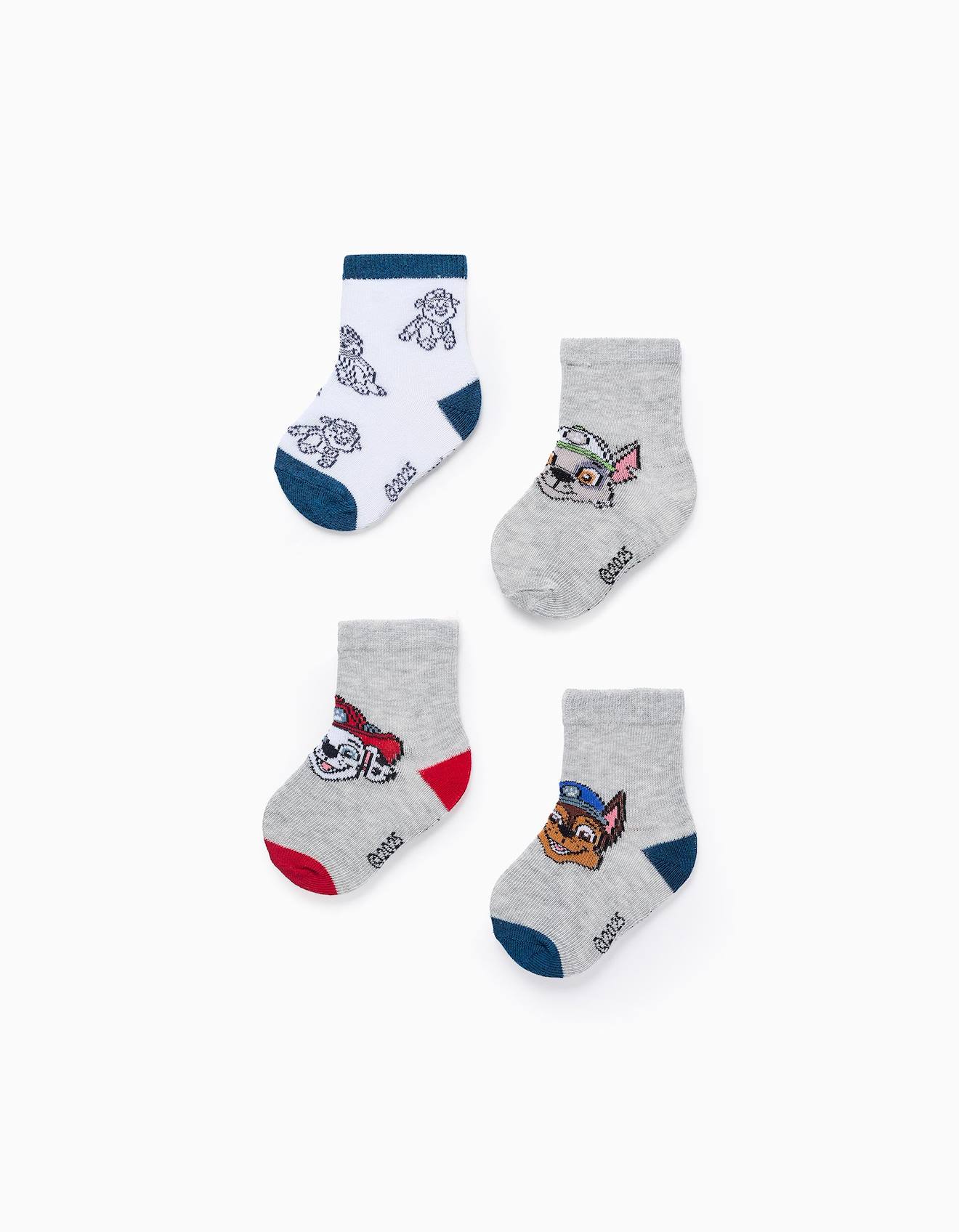 Pack 4 Paires De Chaussettes Patpatrouille Multicolore